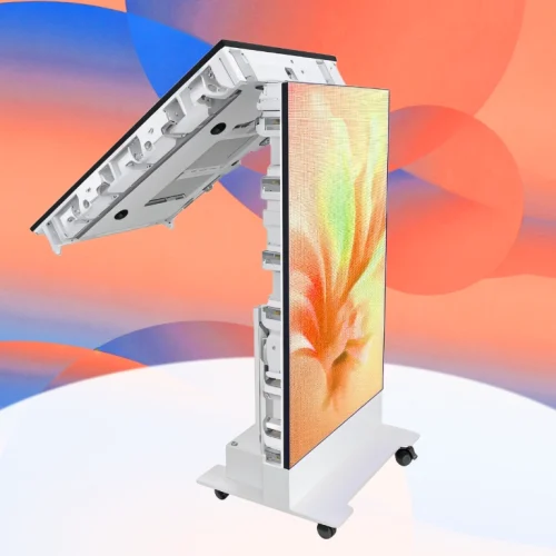 PopupLED con fondo abstracto